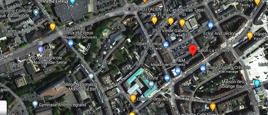 Salon de coiffure à Évreux