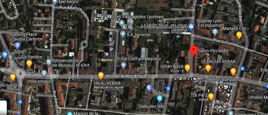 Salon de coiffure à Meyzieu