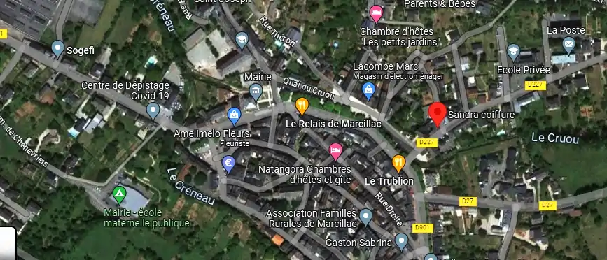 Salon de coiffure à Marcillac-Vallon