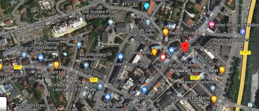 Salon de coiffure à Albertville