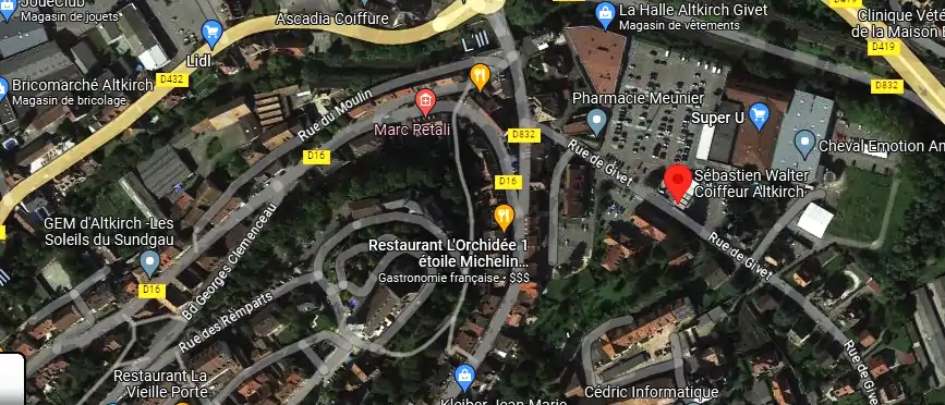 Salon de coiffure à Altkirch