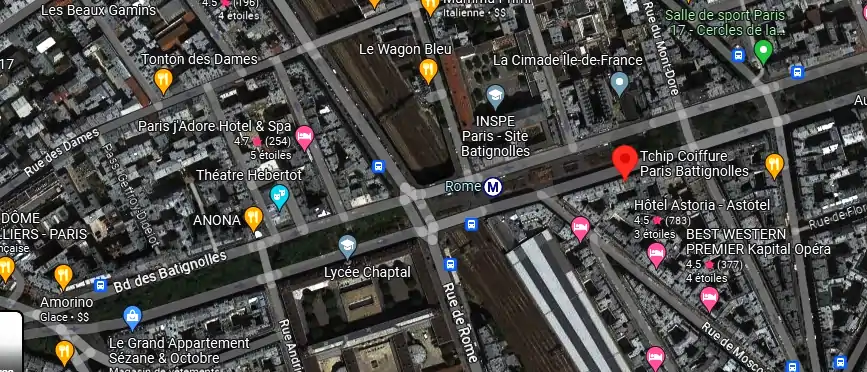 Salon de coiffure à Paris