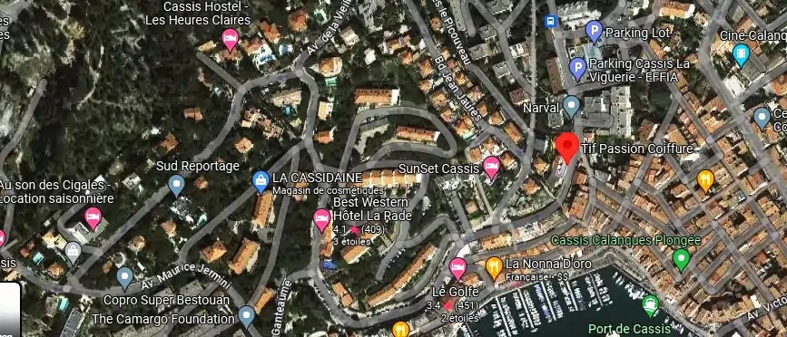 Salon de coiffure à Cassis