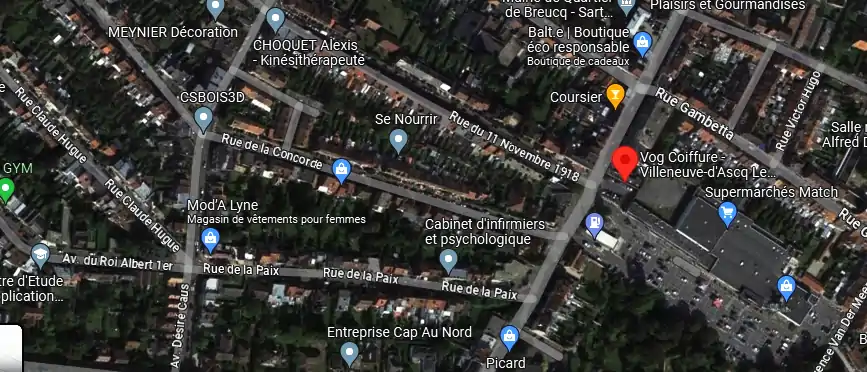 Salon de coiffure à Villeneuve-d'Ascq