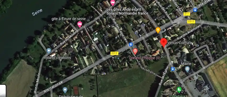 Salon de coiffure à Andé