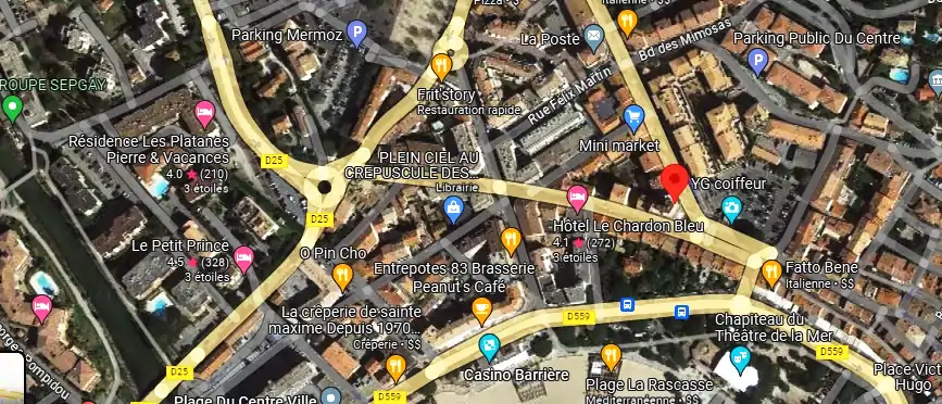 YG coiffeur à Sainte-Maxime